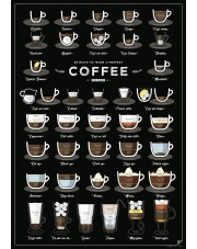 Plakat 38 WAYS TO MAKE A PERFECT COFFEE - A2 - Follygraph